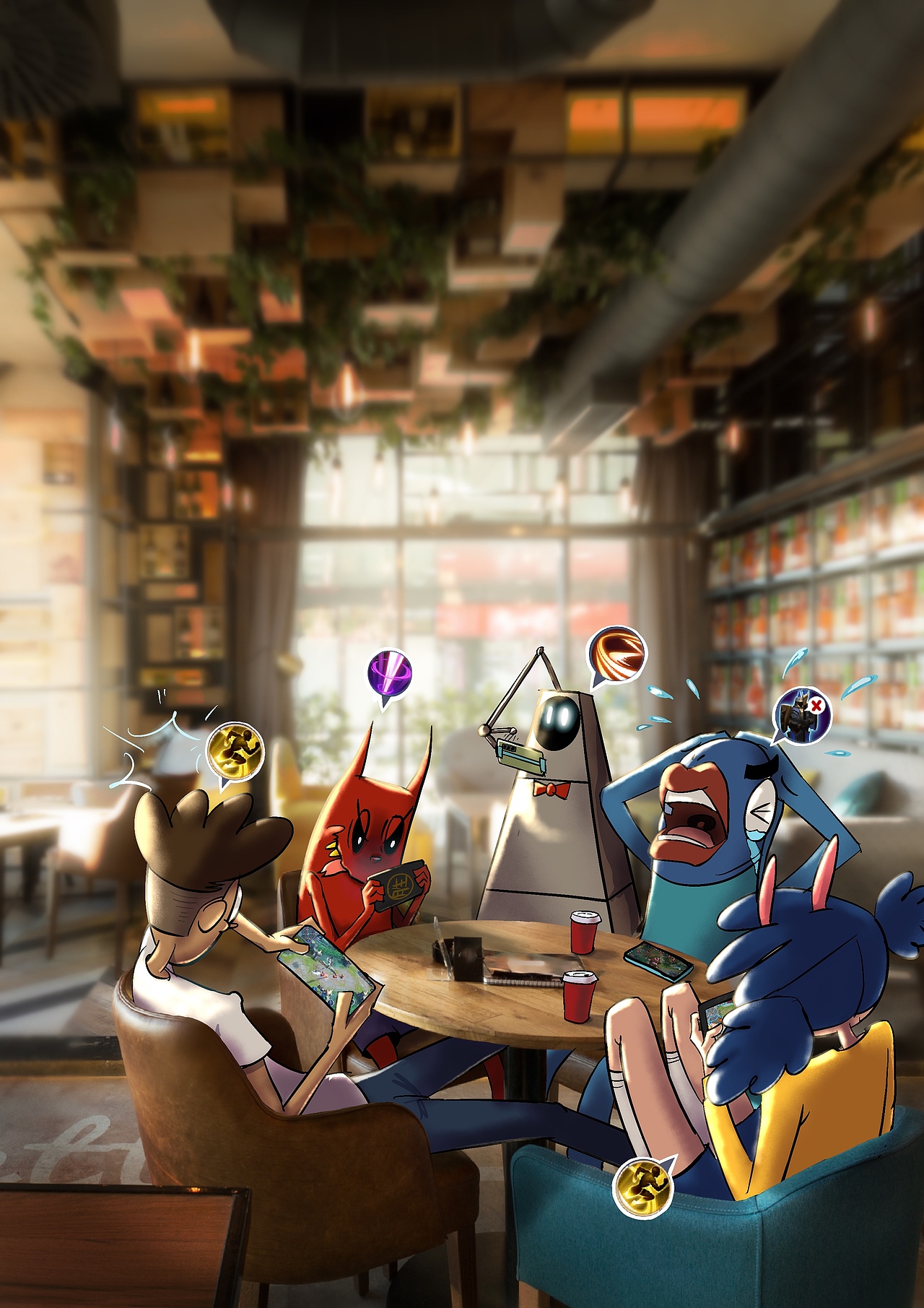 聚会日（图ZMjU1OTMyNjAw） - 绘本 - 站酷设计师hello曹先生原创素材 - 站酷ZCOOL