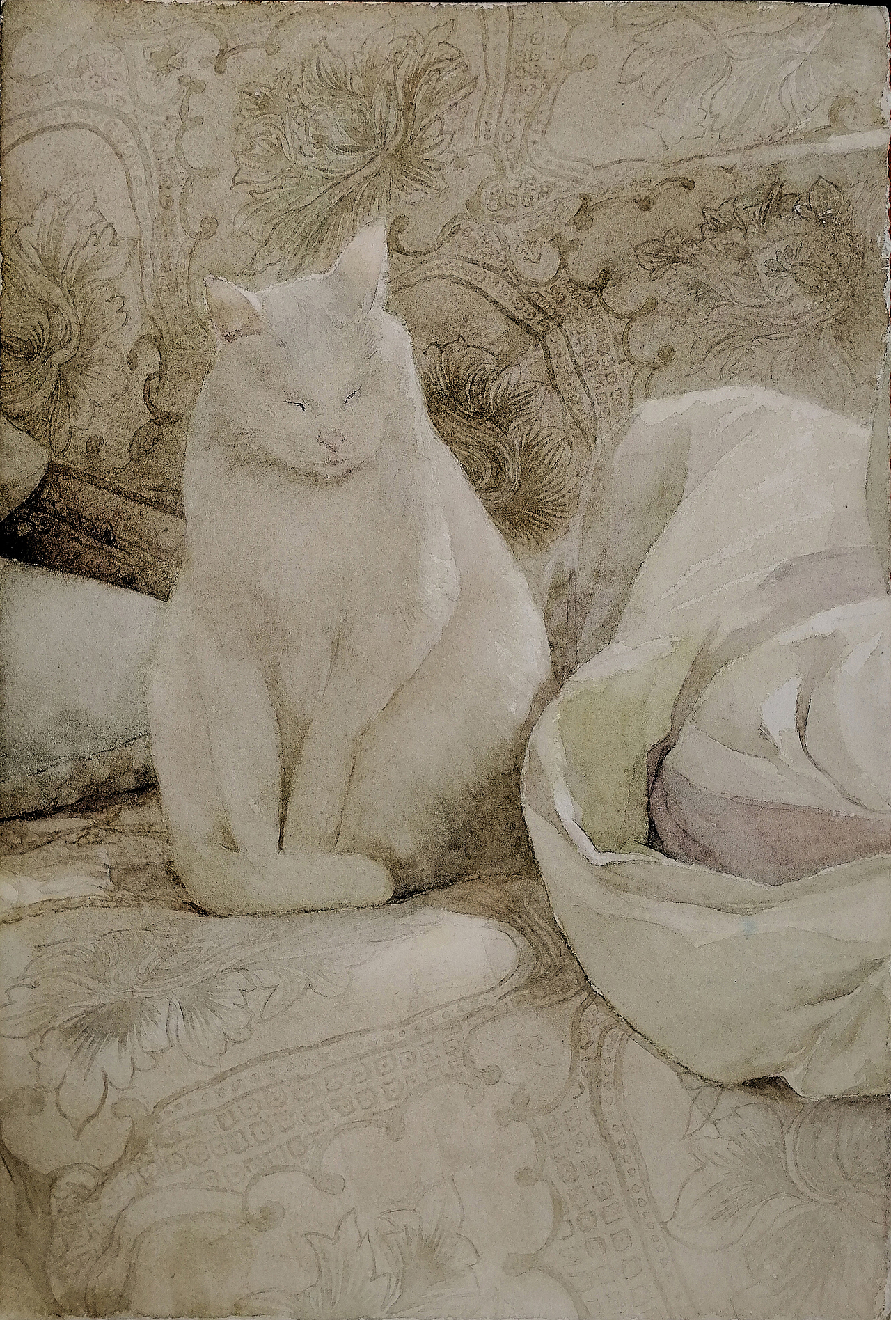 一个安宁的午后|纯艺术|绘画|小敬啊_原创作品-站酷zcool