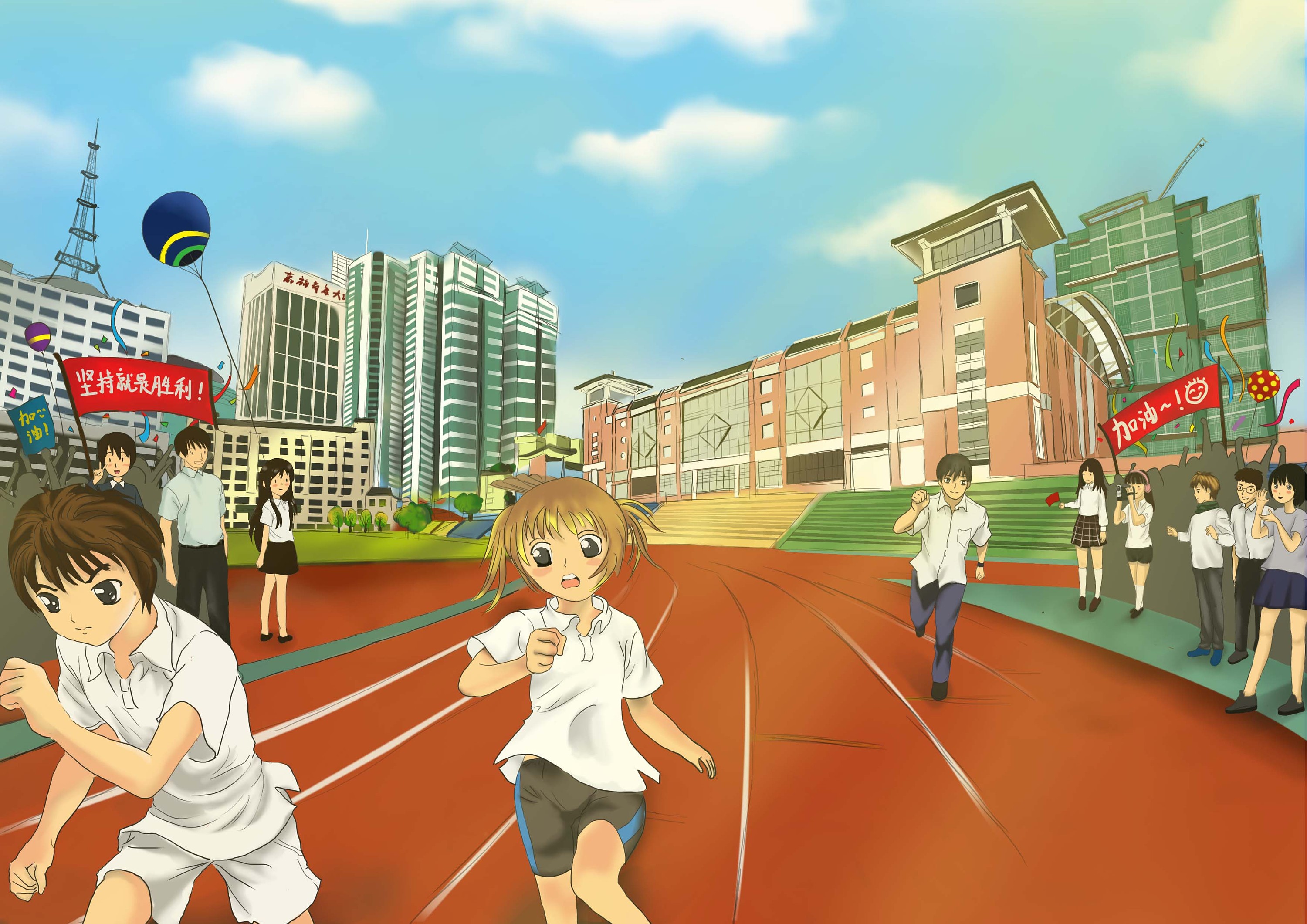 跑步运动员卡通设计图__动漫人物_动漫动画_设计图库_昵图网nipic.com