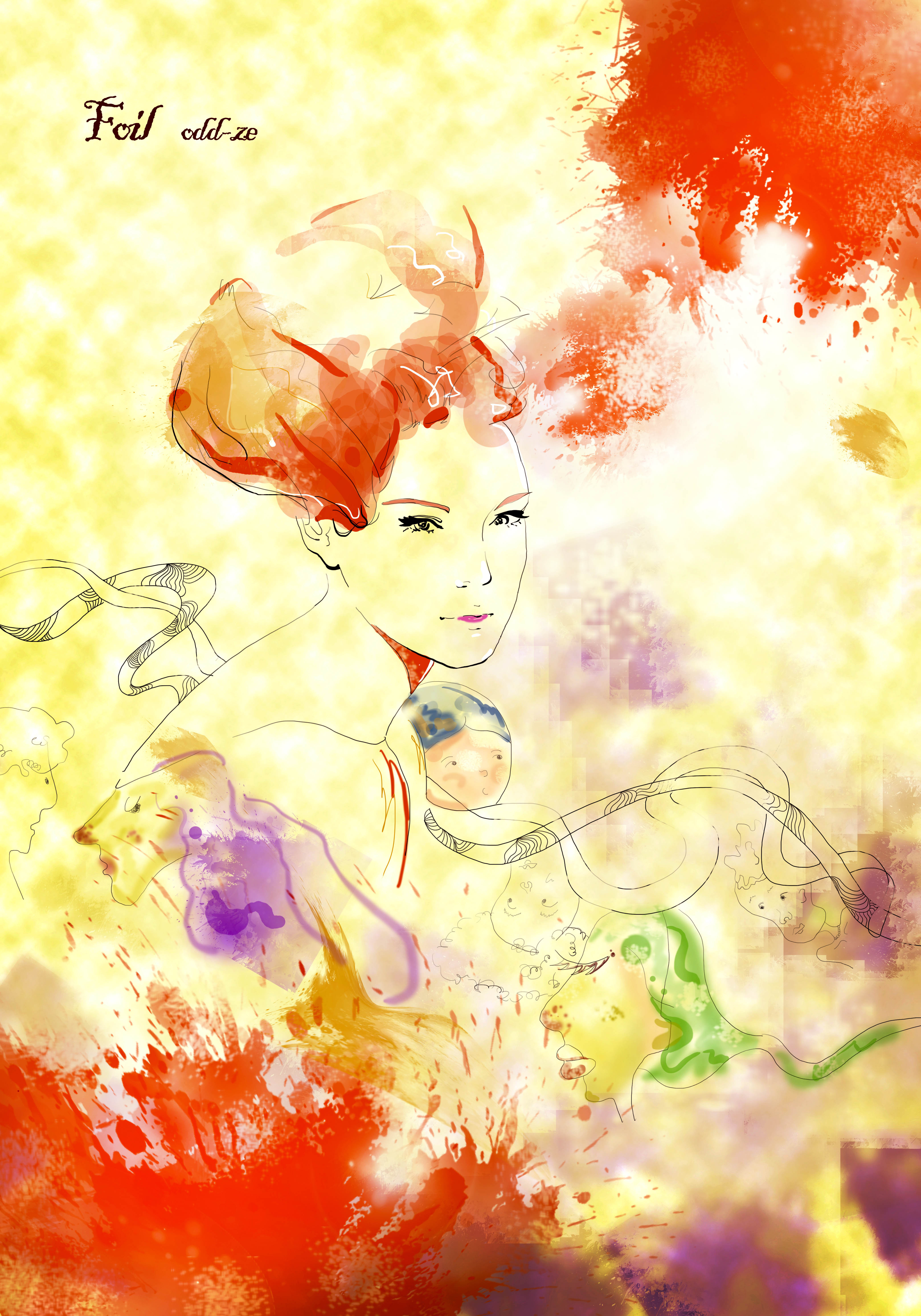 一些文章插画的练习