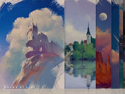 iPad风景插画合集（2022.01～①）