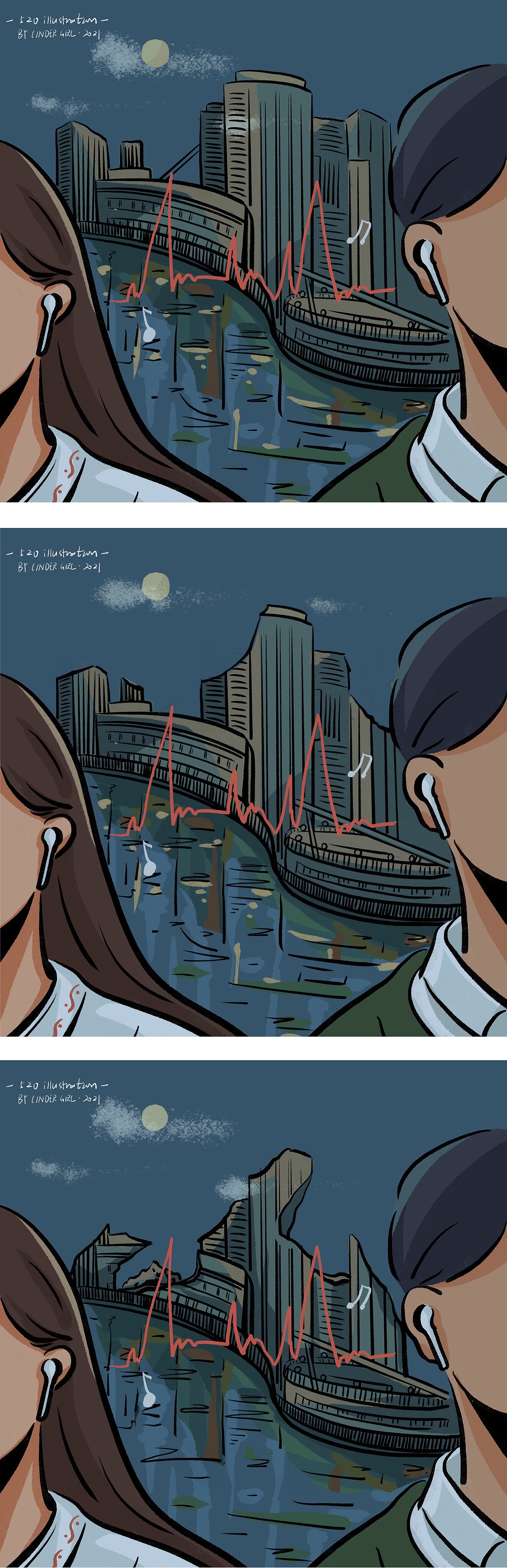 2021上半年插画总结（图ZMjYxMzkyMDU2） - 商业插画 - 站酷设计师煤渣少女原创素材 - 站酷ZCOOL