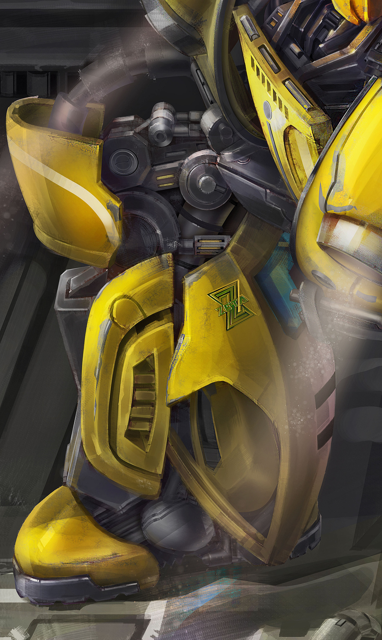 大黄蜂-|插画|商业插画|李江川 - 原创作品 - 站酷 (zcool)