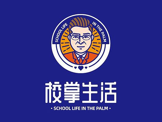 校掌生活校园线上服务品牌logo设计