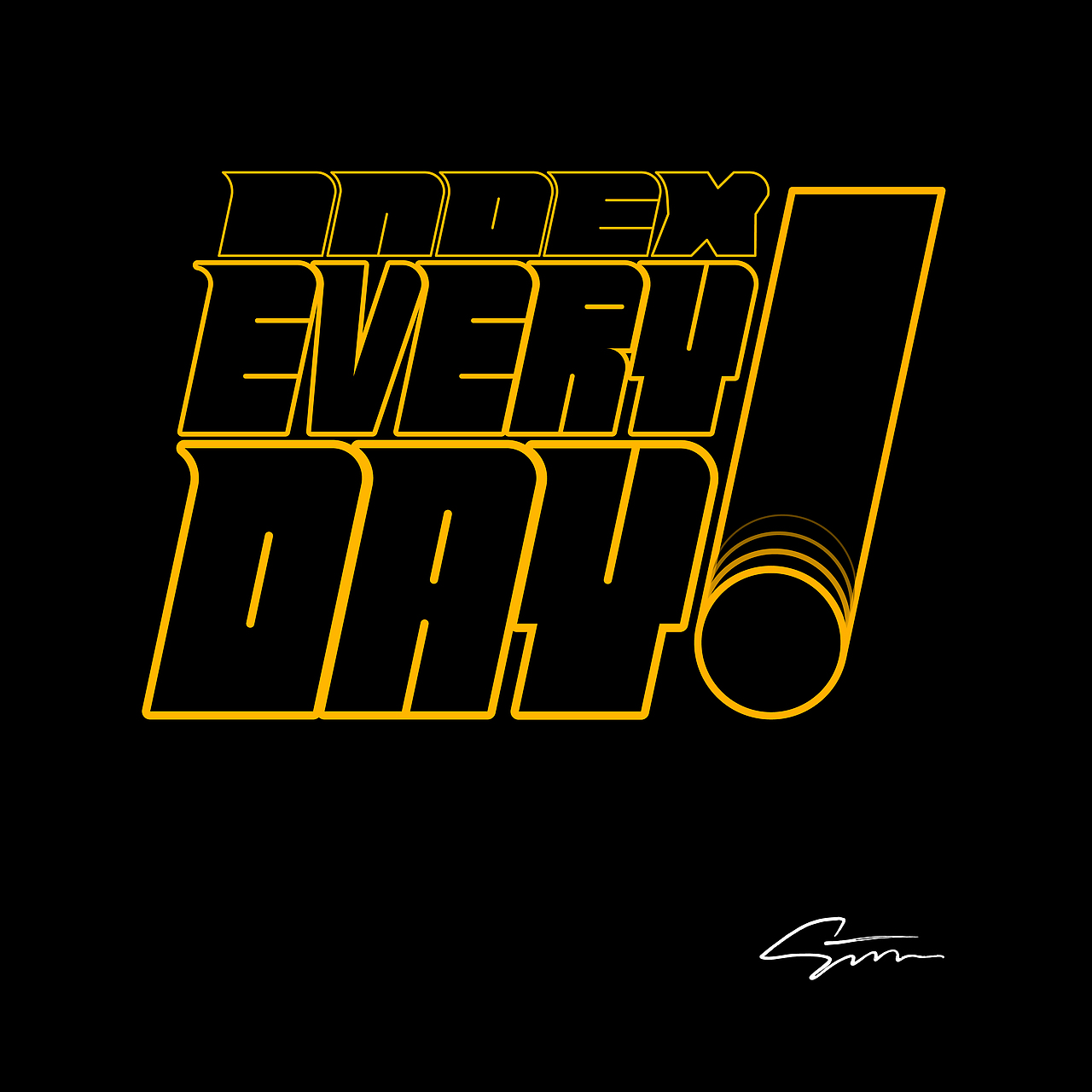 字形设计-indexEveryday（图ZOTE5Mjc1NzI=） - 字体/字形 - 站酷设计师阿康哥原创素材 - 站酷ZCOOL