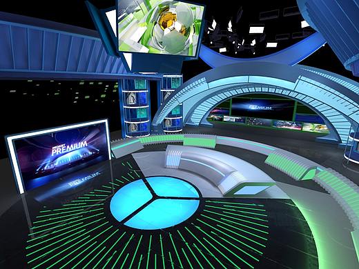 虚拟演播室、实体演播室、融媒体中心设计