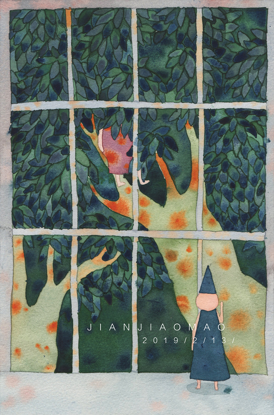 2019尖角帽(二)|插画|商业插画|尖角帽 - 原创作品 - 站酷 (zcool)