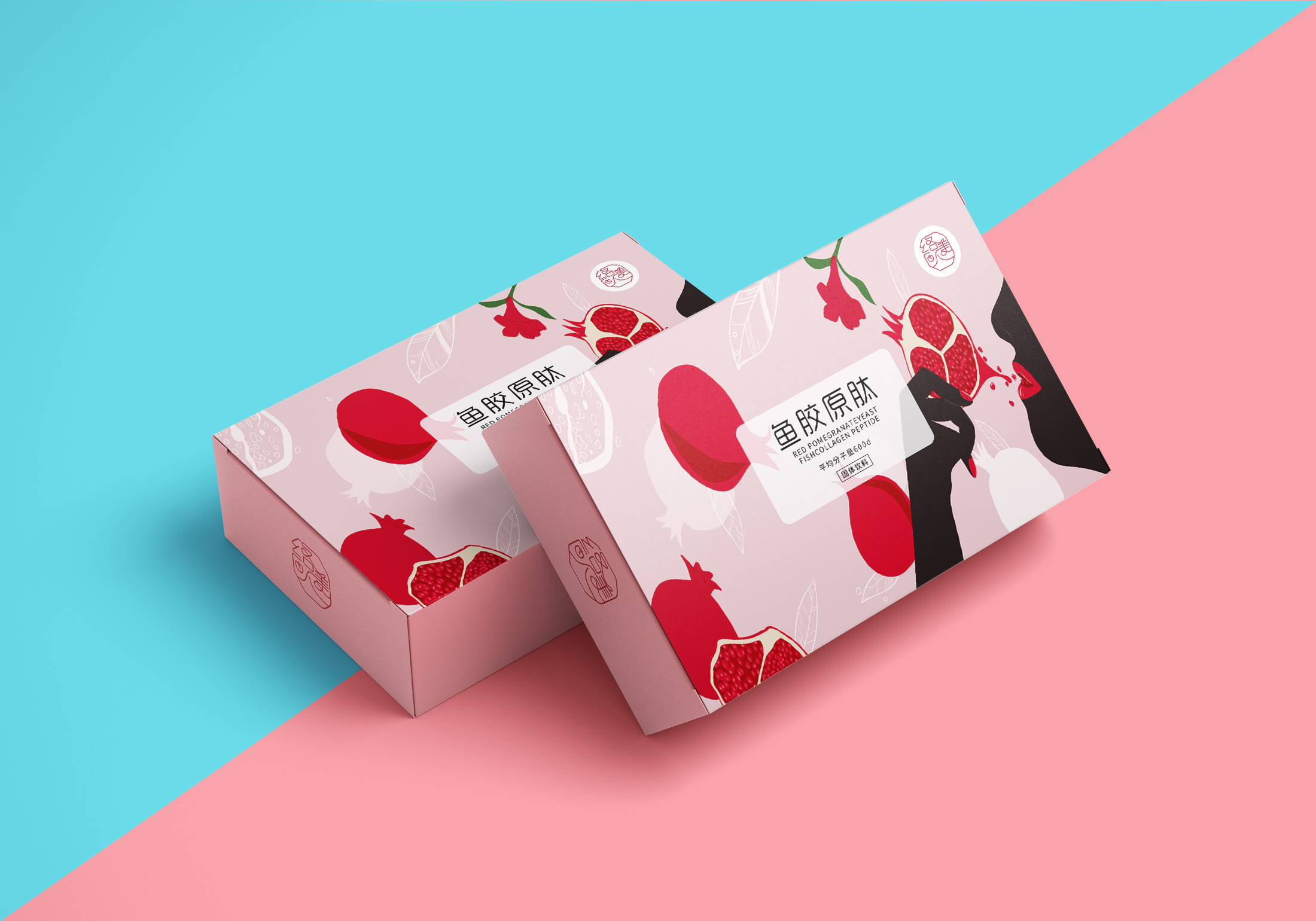 固体饮料-插画包装设计