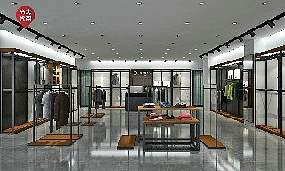防城港服装展示架现代简约创意服装架海报架