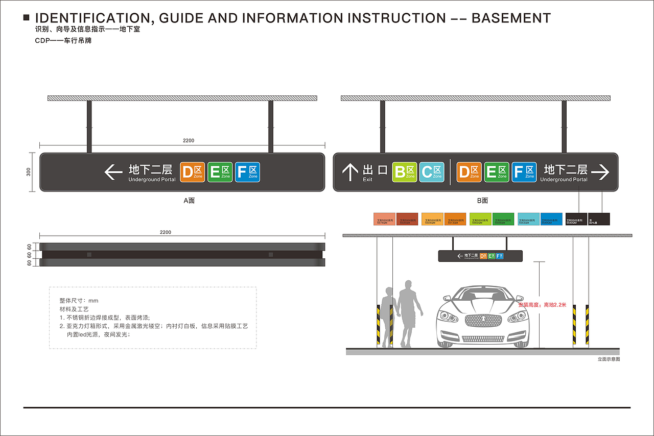 金华之光文化广场导视系统设计