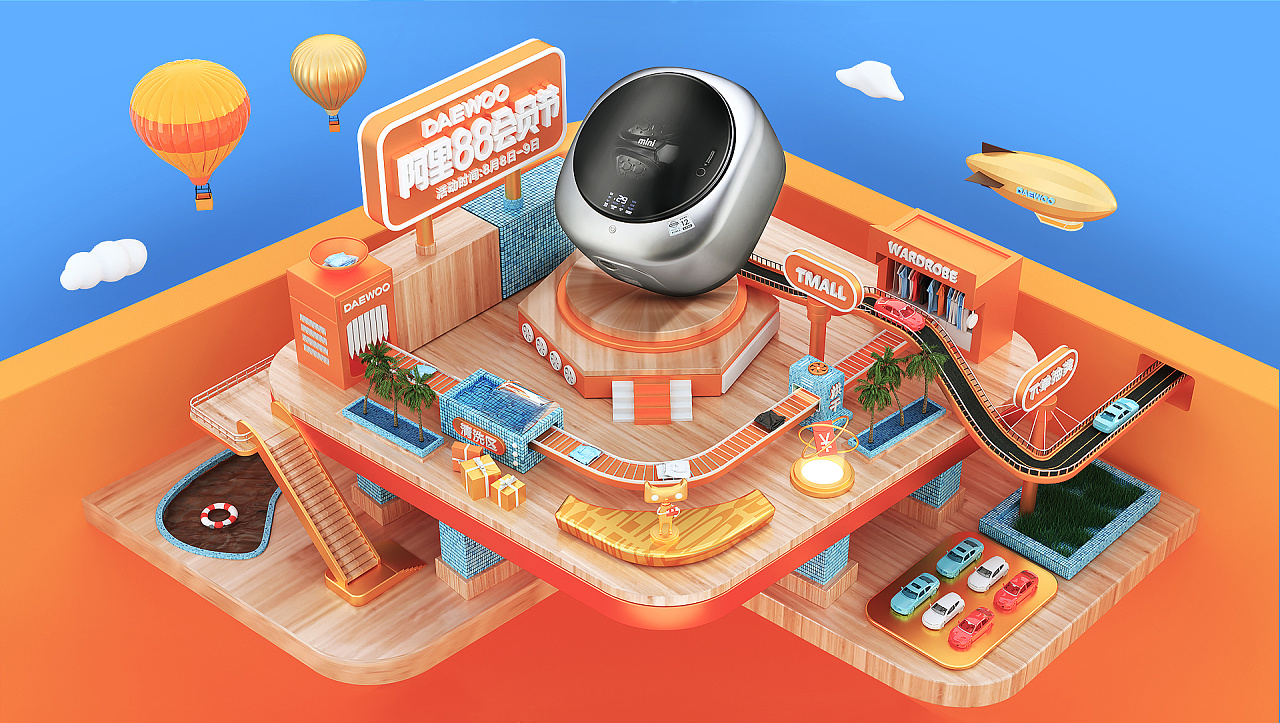 电商kv合集|三维|场景|眼都瞎了啊 - 原创作品 - 站酷 (zcool)