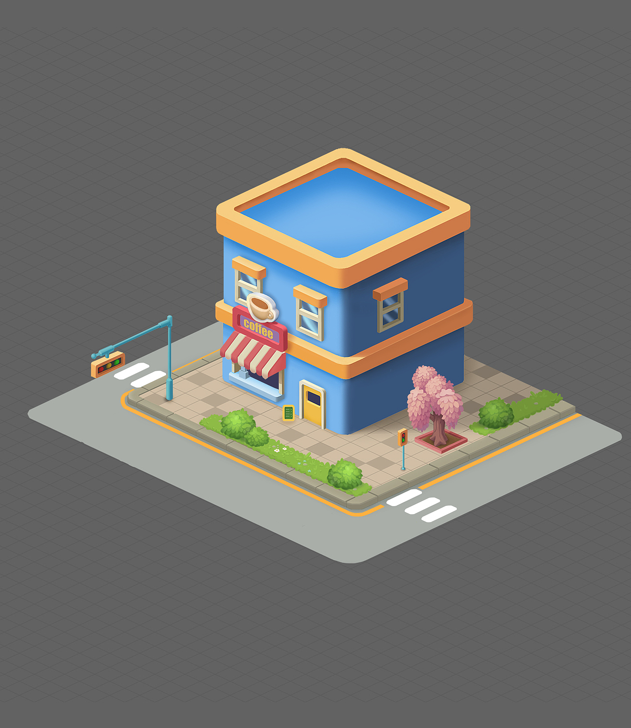 小建筑（图ZMTg0ODg2MDc2） - 游戏原画 - 站酷设计师ZBinnana原创素材 - 站酷ZCOOL