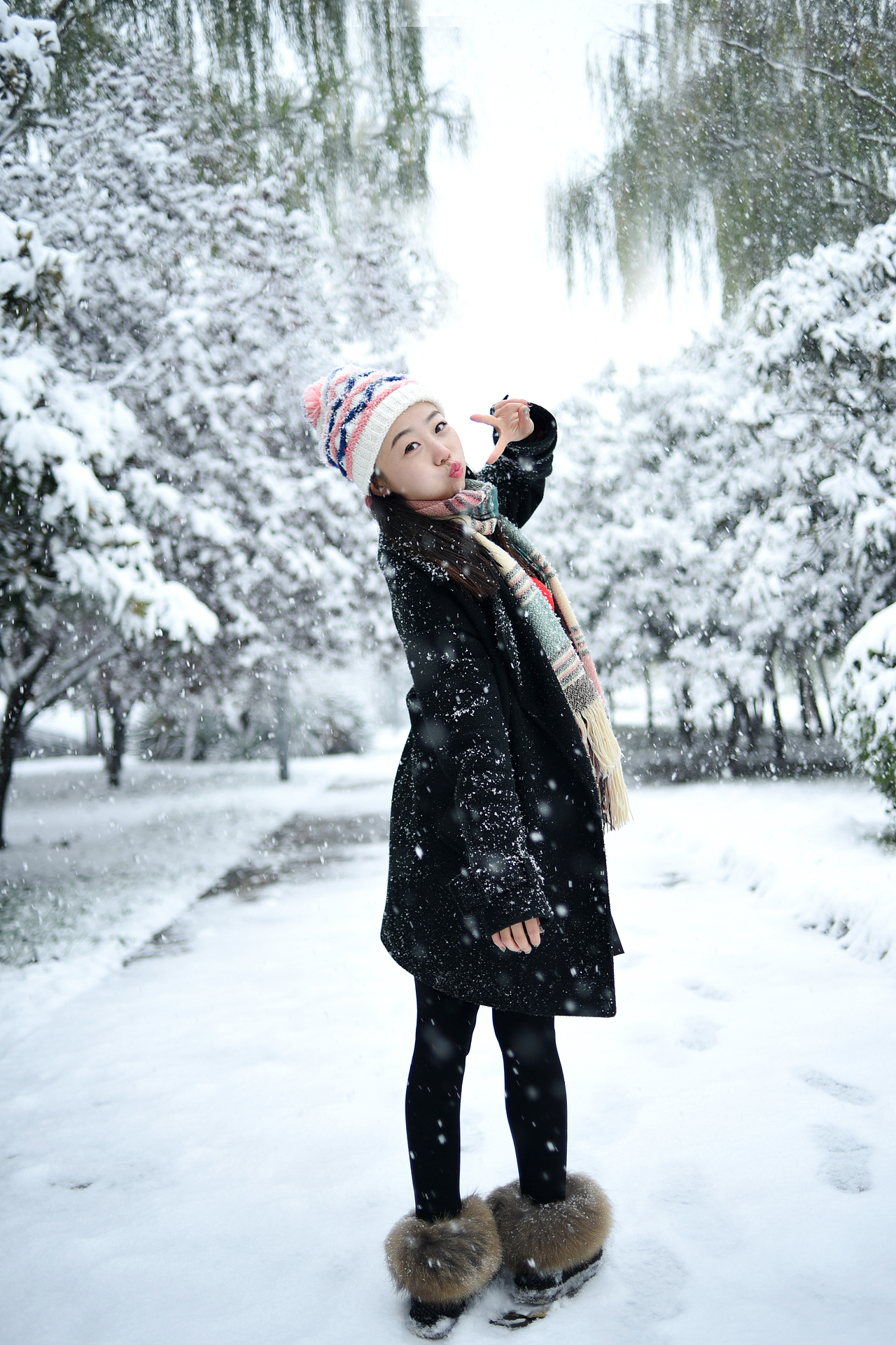 best小霞-雪景（图ZNjQyMTY0MzY=） - 人像摄影 - 站酷设计师best小霞原创素材 - 站酷ZCOOL