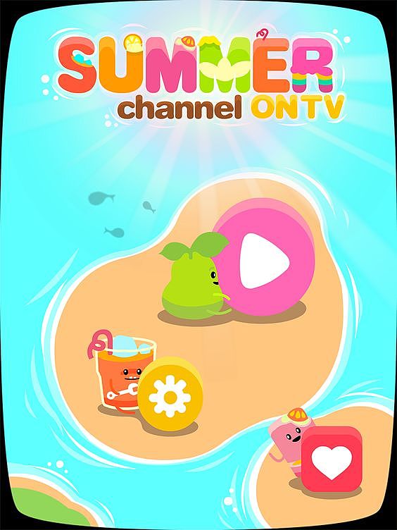 休闲游戏《夏季频道-我要上电视》（图ZMTM1MDkzNDM2） - 独立游戏 - 站酷设计师chunhuastudio原创素材 - 站酷ZCOOL