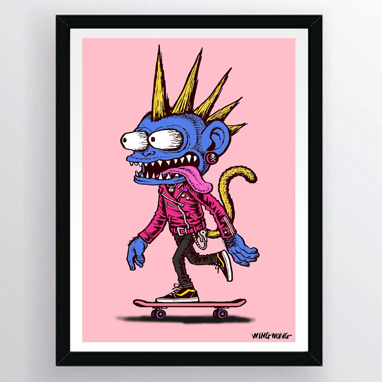 PUNKY MONKEY（图ZMjg4Mzk4OTUy） - IP形象 - 站酷设计师黄国荣子原创素材 - 站酷ZCOOL