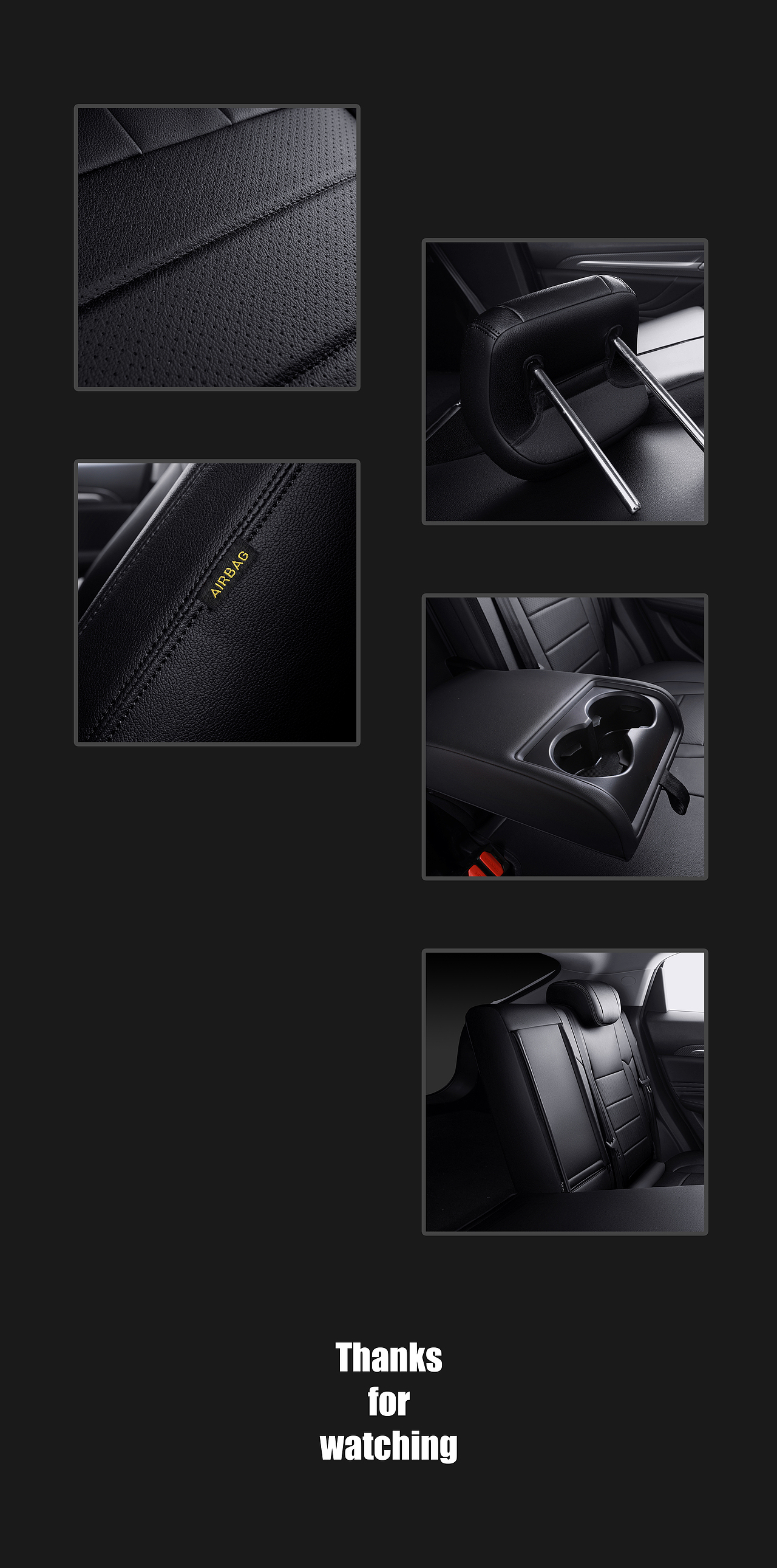 汽车坐垫精修详情雅阁.凌派.凯迪拉克.荣放.帝豪.奇骏