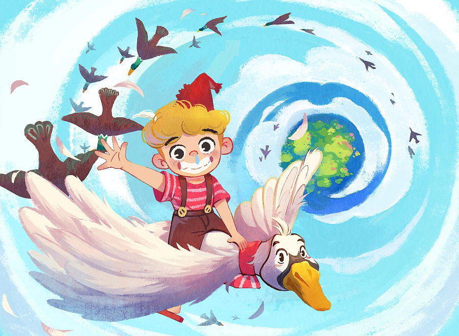 尼尔斯骑鹅旅行记