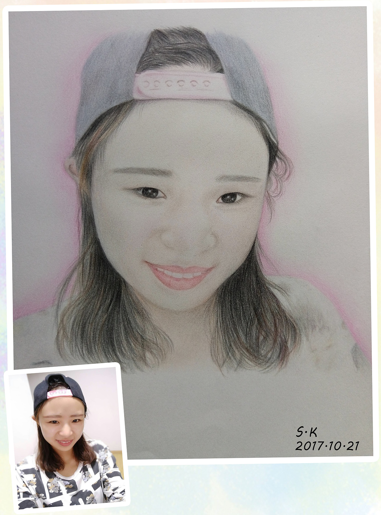 彩铅人物练习（图ZOTY4NTQxNjg=） - 绘画 - 站酷设计师施珂原创素材 - 站酷ZCOOL