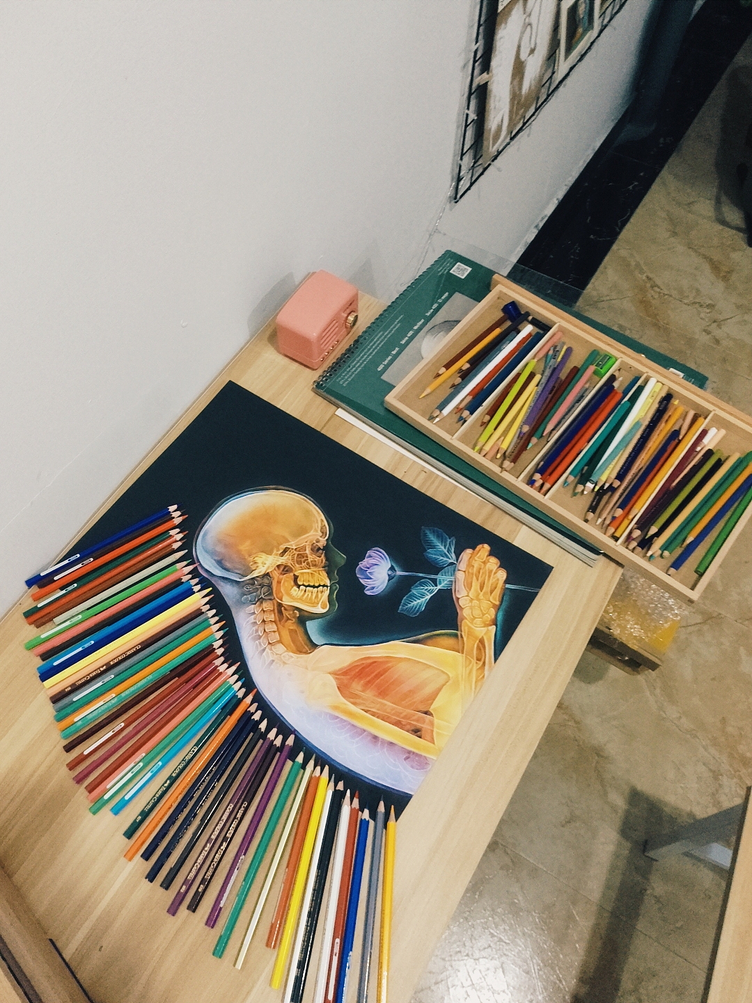 2019第一张彩铅画