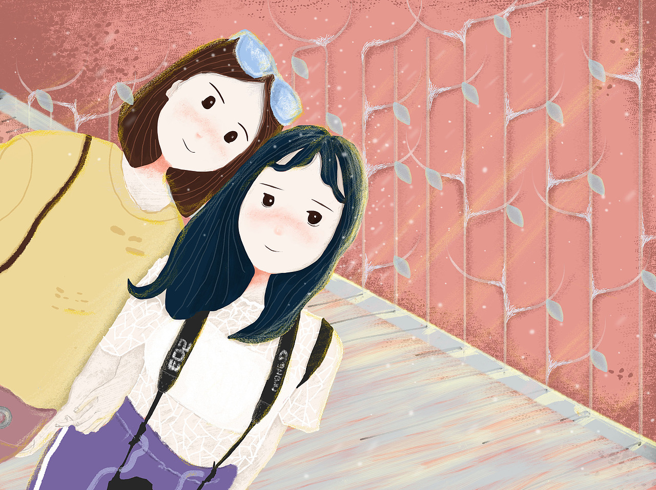 插画练习（图ZMTMyNzgxNDQ0） - 创作习作 - 站酷设计师羊羊四月原创素材 - 站酷ZCOOL