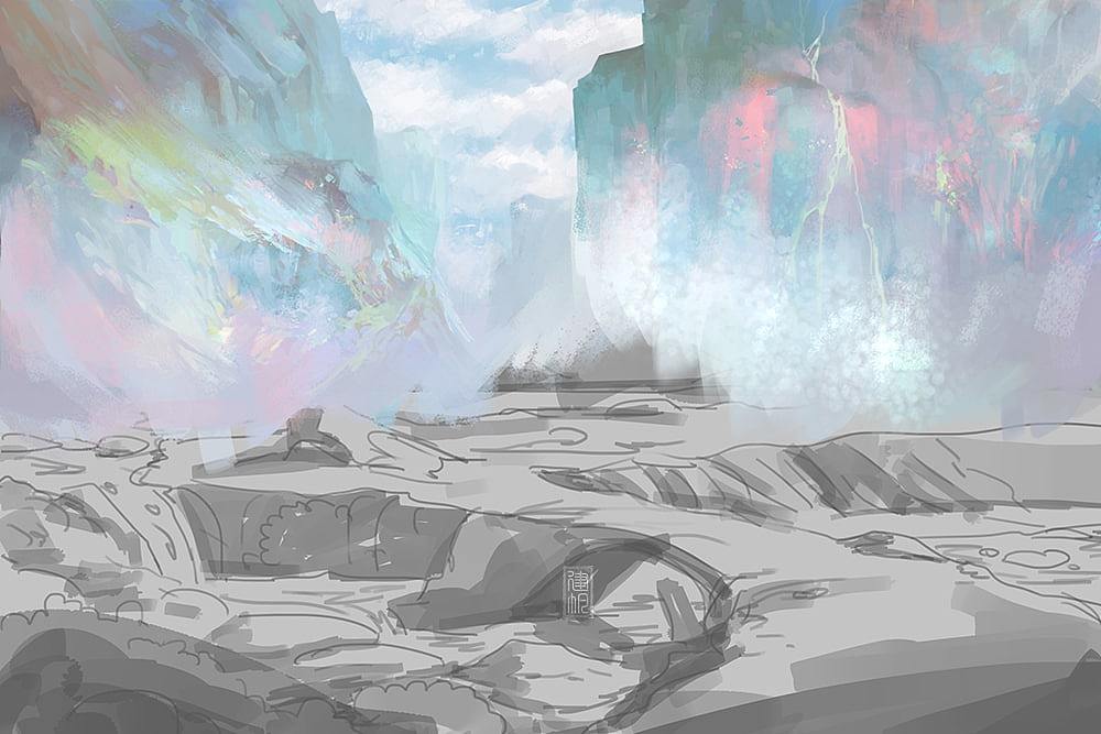 心有山河，自有色。（图ZMjQyNzg1NDM2） - 创作习作 - 站酷设计师建帆原创素材 - 站酷ZCOOL