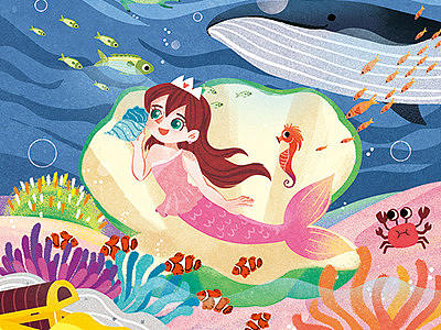 搬運(yùn)舊圖-童話（個(gè)人主頁(yè)-ZNTY0ODQwODQ=） - 兒童插畫 - 站酷設(shè)計(jì)師AYTUAN原創(chuàng)素材 - 站酷ZCOOL