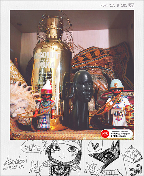 20180717
 Playmobil 守護金Vodka的埃及戰士