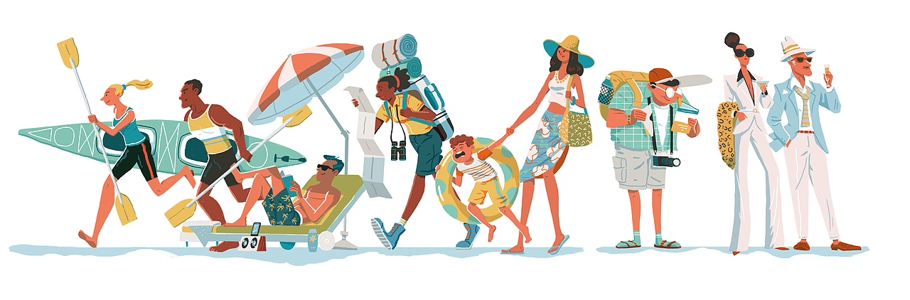 日常临摹-人物篇,不同职业,年龄以及在不同场合的人