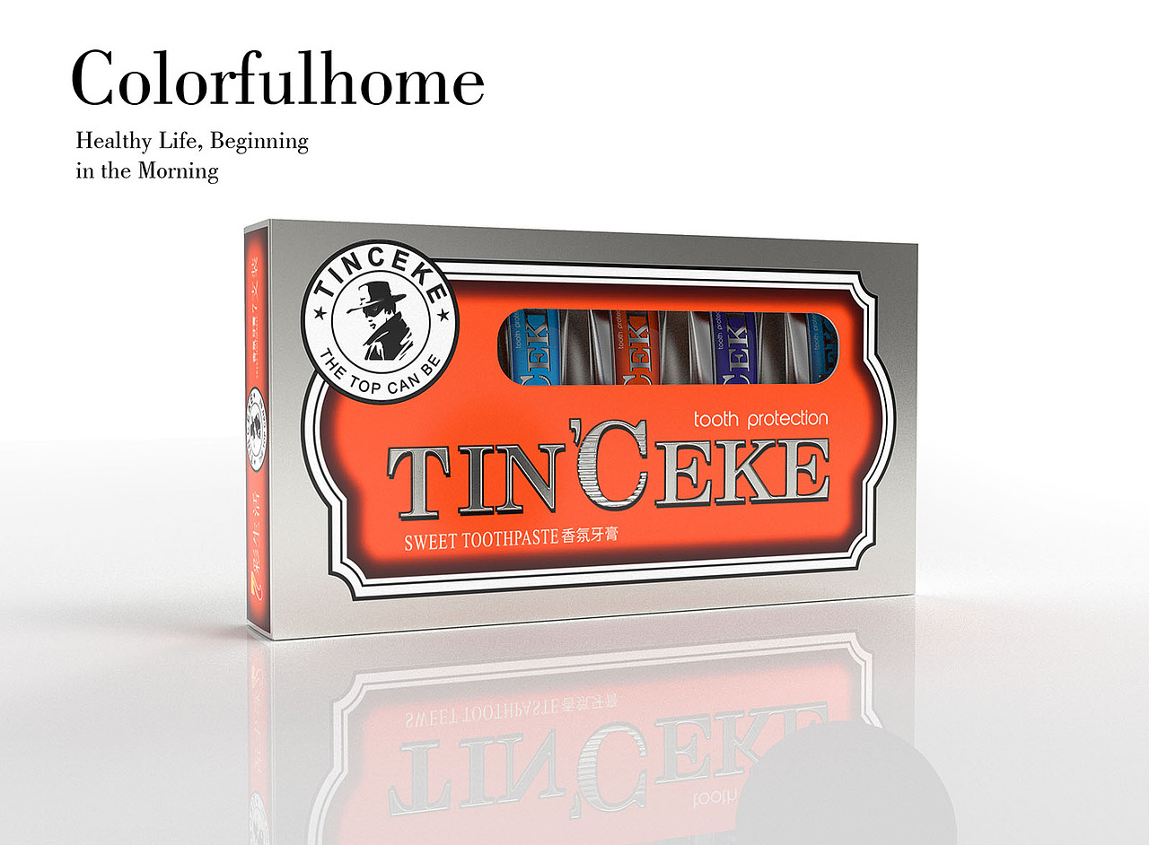 《Tinceke》牙膏包装案例展示