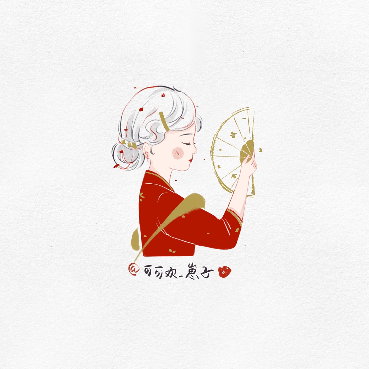 复古风民国少女