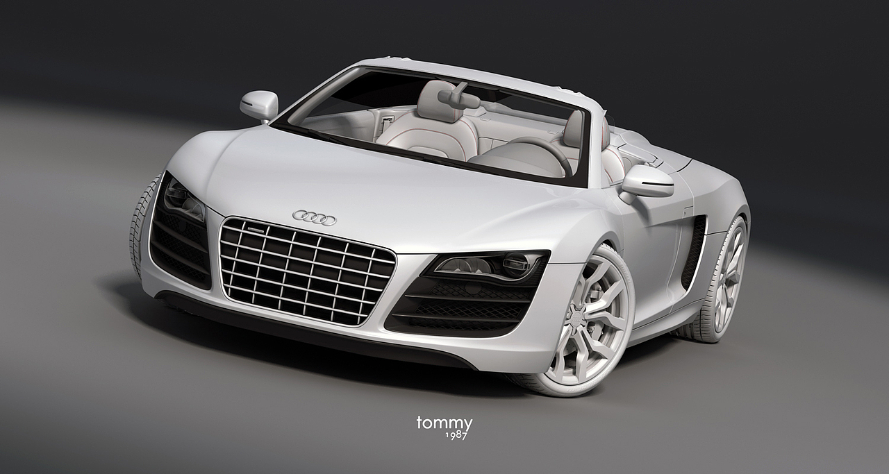 Audi-R8 V10 5.2 FSI quattro Audi R8 Spyder 5.2&n(图ZNjQwODc0MA==) - 机械/交通 - 站酷设计师Tommy_林冲原创素材 - 站酷ZCOOL