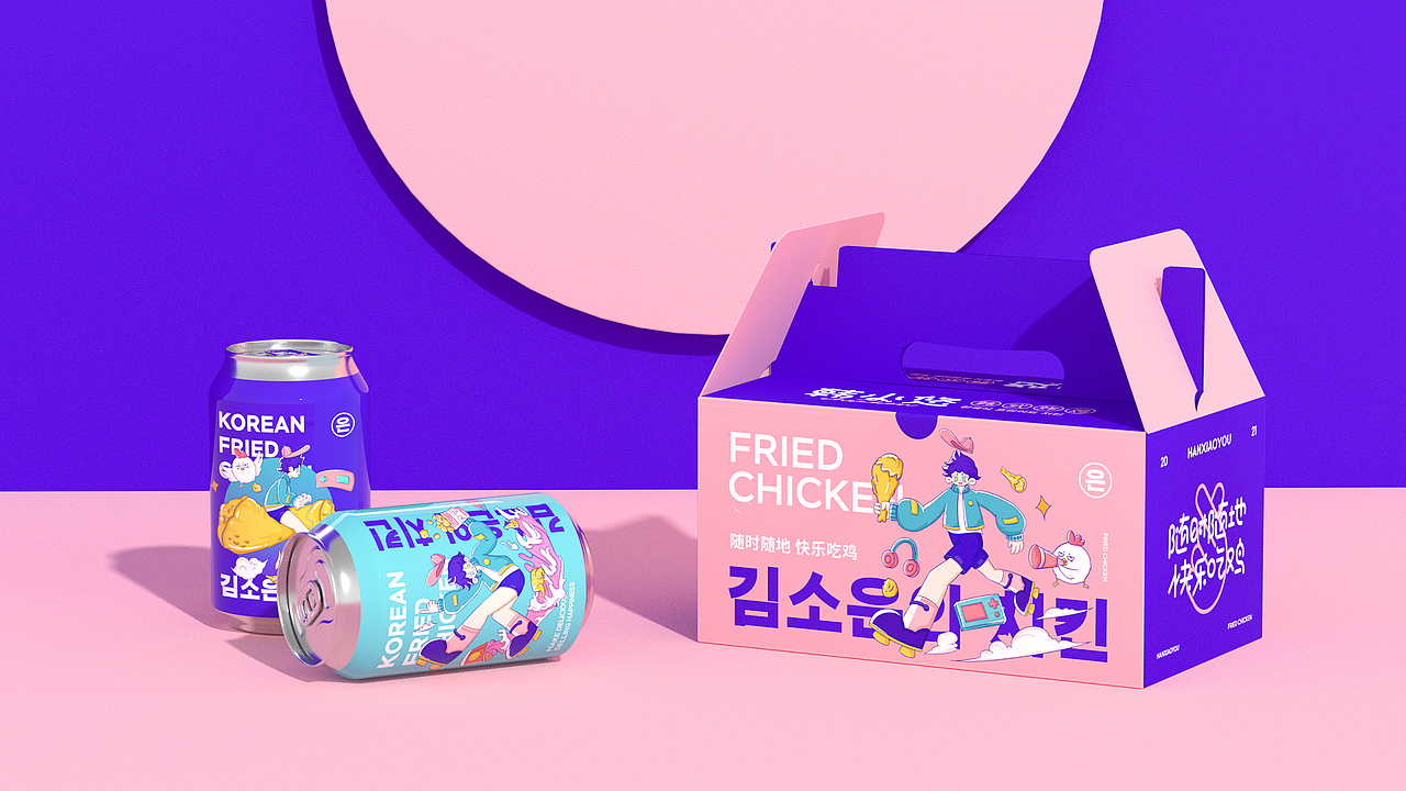 韩小悠韩式炸鸡品牌设计（图ZMjc3Njk3ODUy） - 品牌 - 站酷设计师东临Dolin原创素材 - 站酷ZCOOL