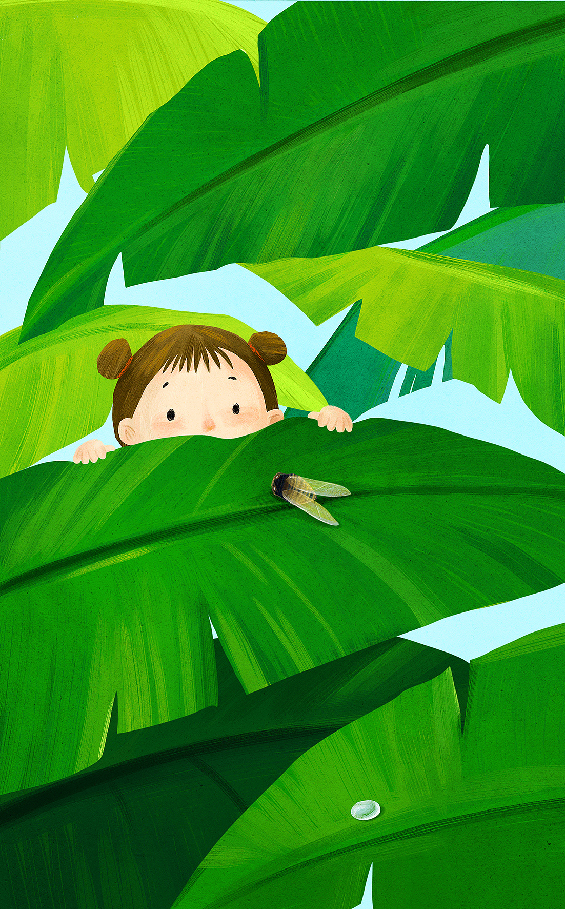 小清新绿色系|插画|创作习作|一朵云插画 - 原创作品 - 站酷 (zcool)