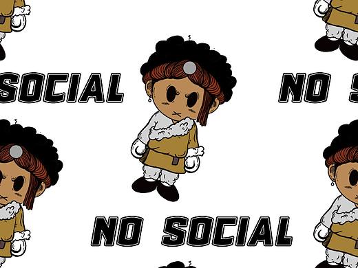 无社交（个人主页-ZNTUzNTY1MzY=） - 新锐潮流插画 - 站酷设计师21G.Moon原创素材 - 站酷ZCOOL