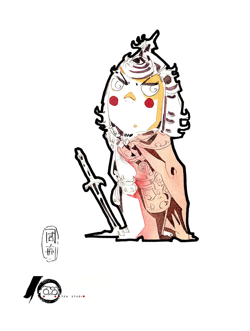 "10"工作室的第一版妥妥三国系列作品——吴（图ZMTQ0MTMzNDI0） - 概念设定 - 站酷设计师妥妥toto原创素材 - 站酷ZCOOL