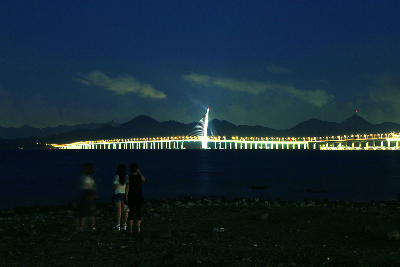 入夜前的深圳湾（图ZMzAyMzk4Mjg=） - 风光摄影 - 站酷设计师深圳石缘影像原创素材 - 站酷ZCOOL