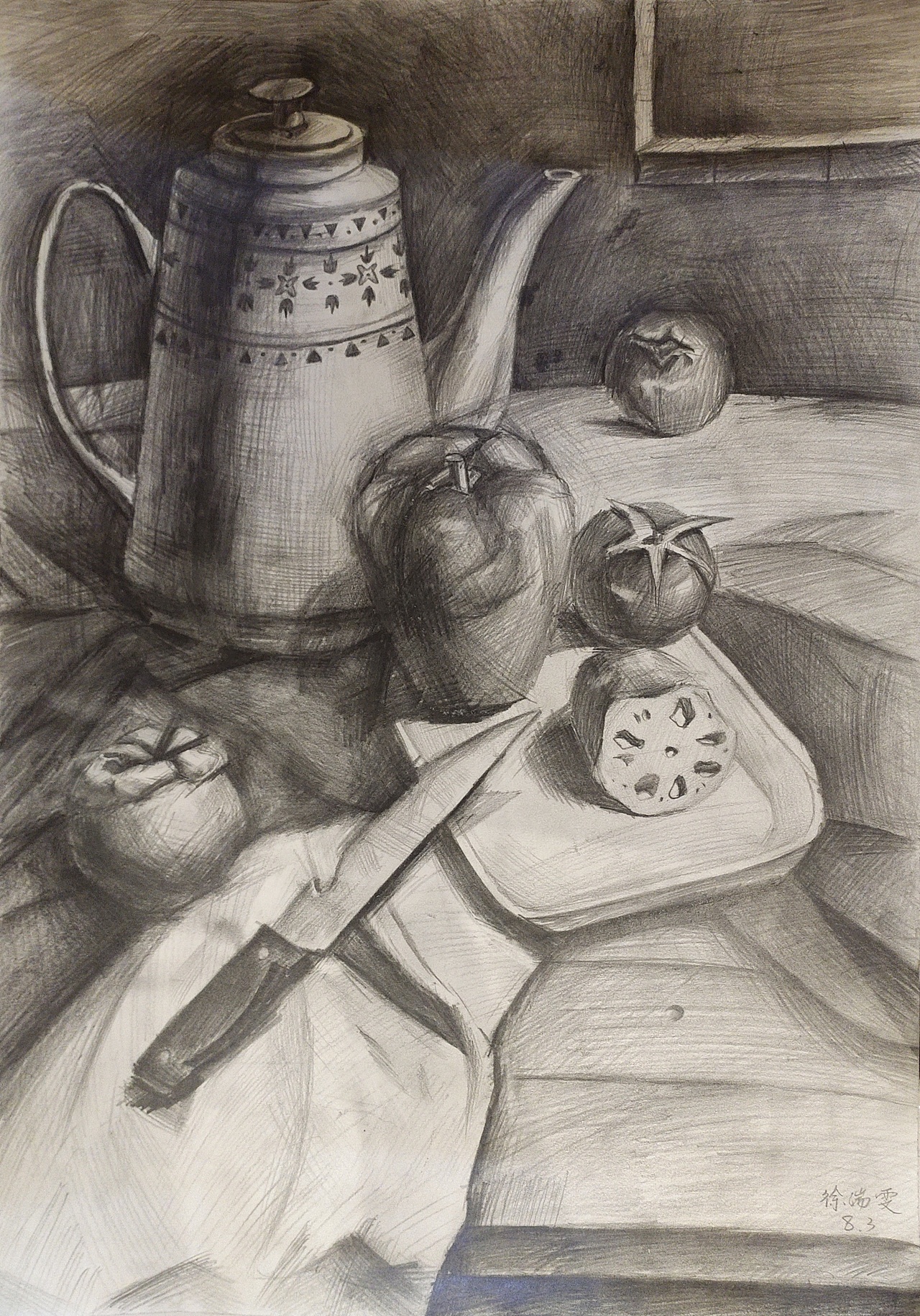 布谷书画素描学生作品辑（图ZMjIyNzY4NzY0） - 绘画 - 站酷设计师布谷书画馆原创素材 - 站酷ZCOOL