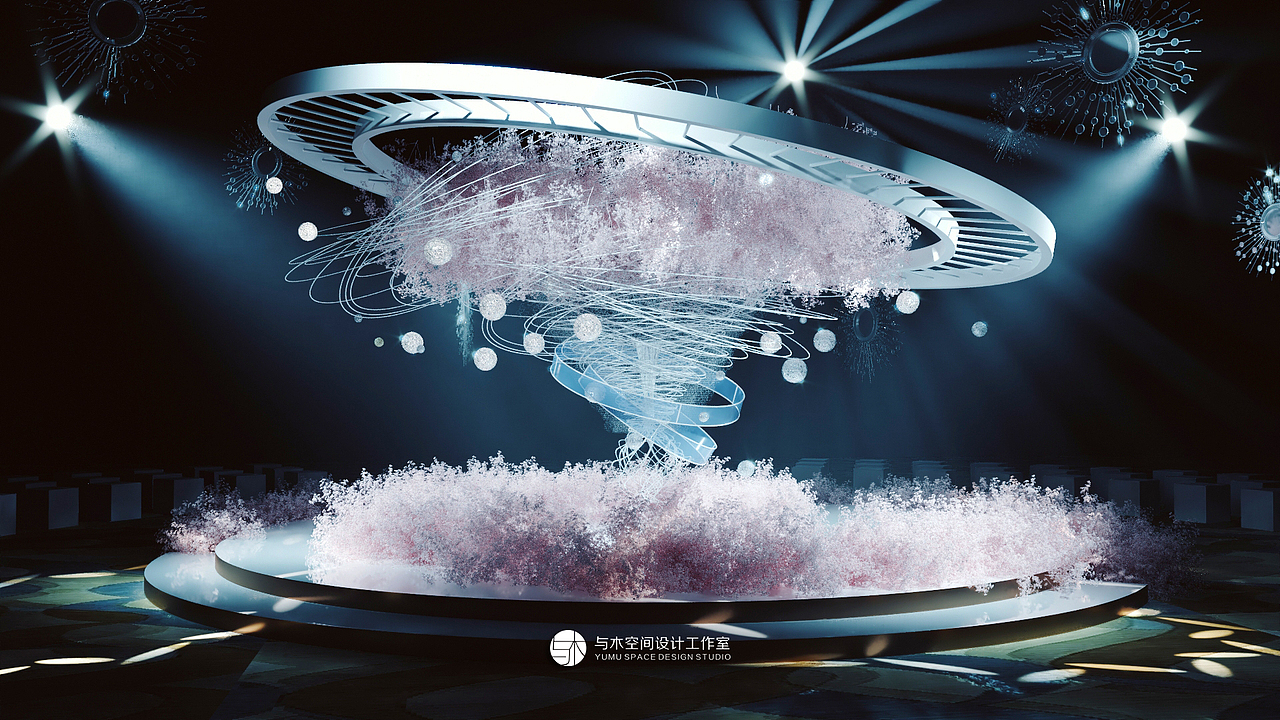 3d婚礼效果图 简约婚礼秀