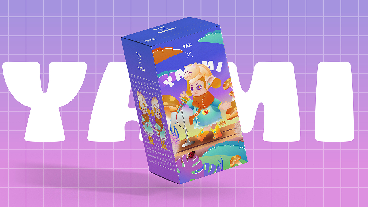 yami萌妹子盲盒设计