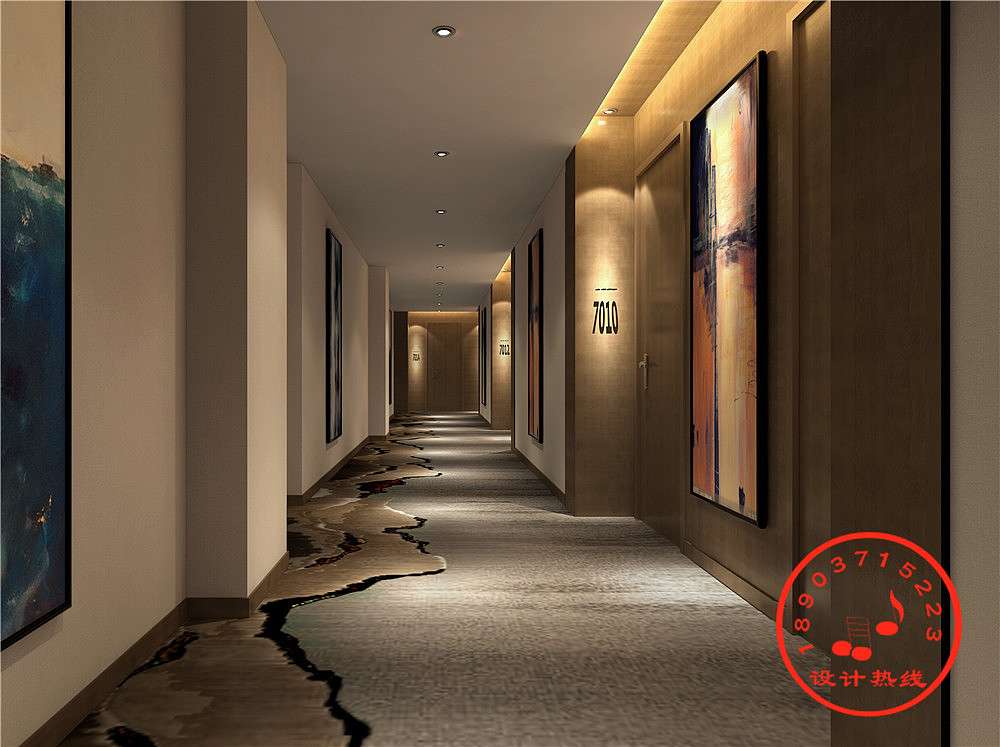 三门峡灵宝精品酒店设计装修方案