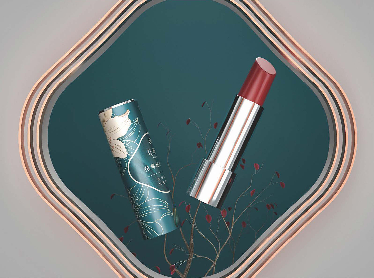 花西子-美妆插画包装设计