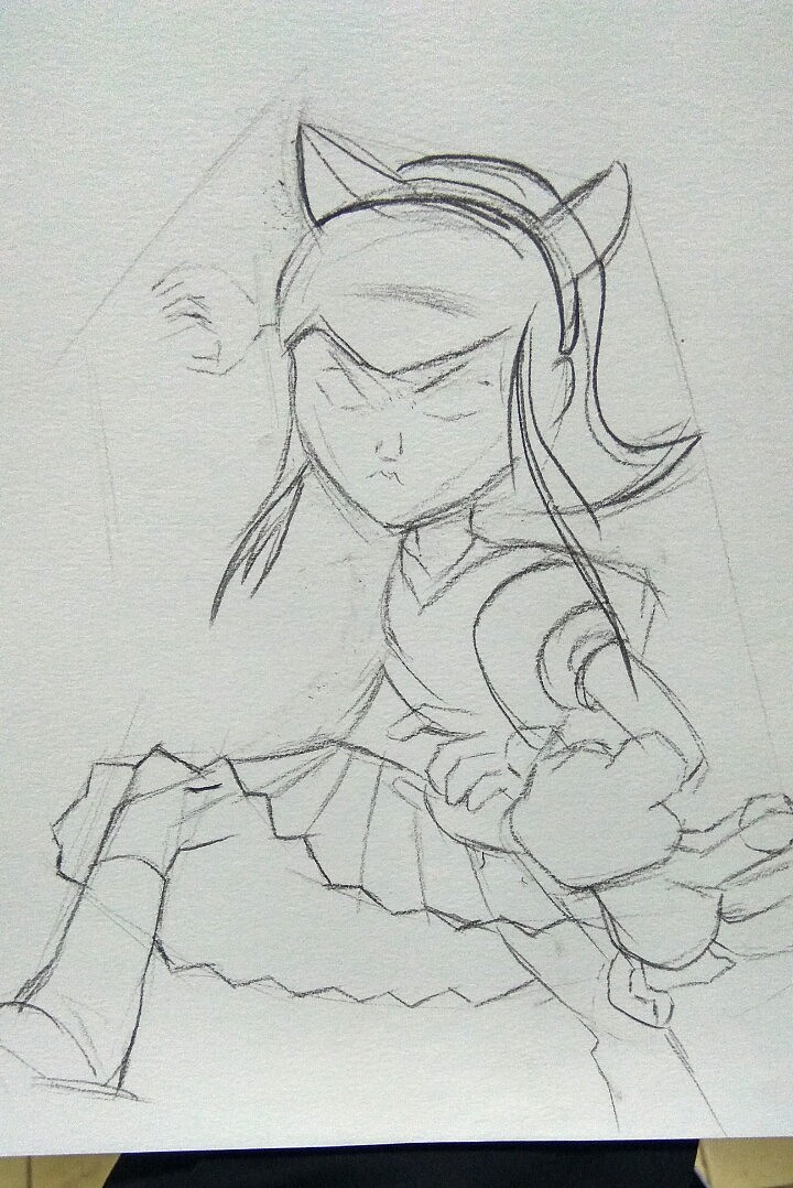 0临摹作品插画游戏原画lol素描火女喜欢ta的作品吗?