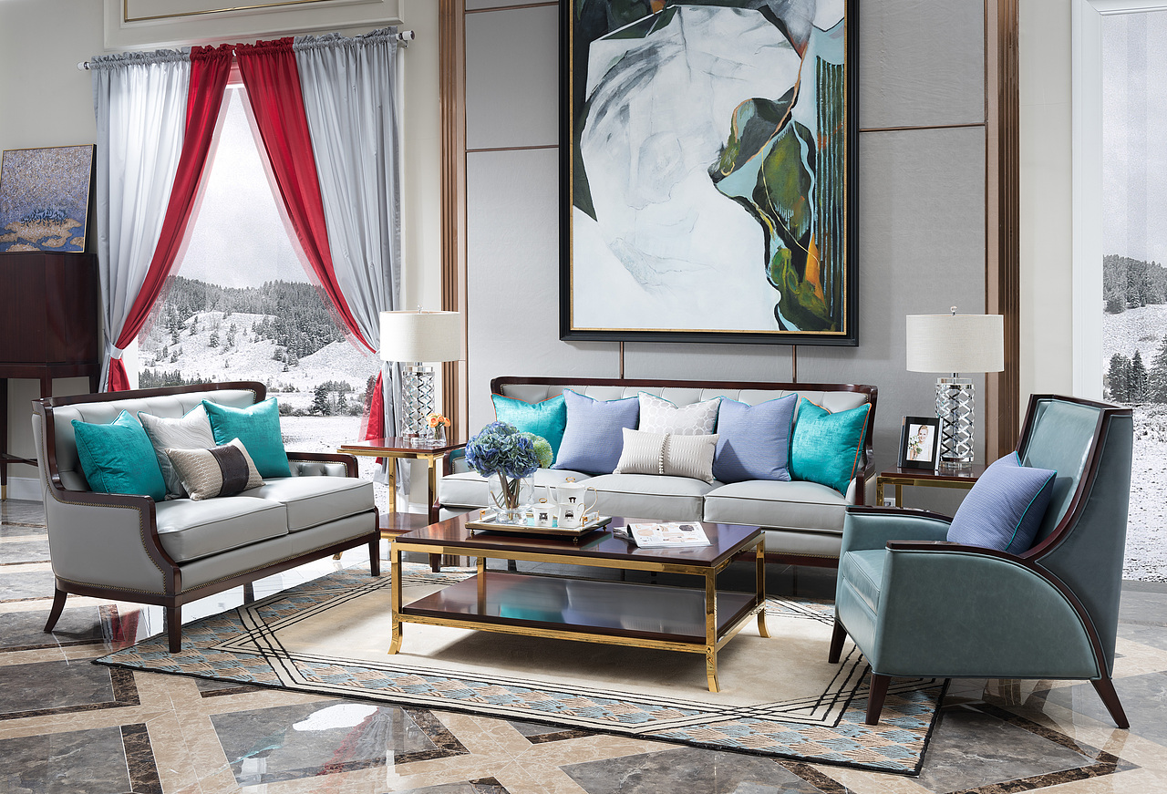 现代美式风格家具摄影 现代美式家具拍照 美式家具摄影 美式家具拍照