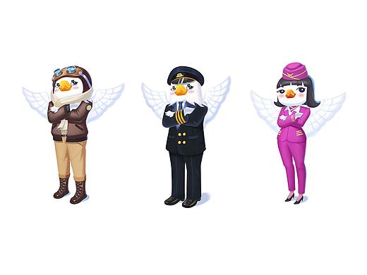 雏鹰展翅IP形象设计
