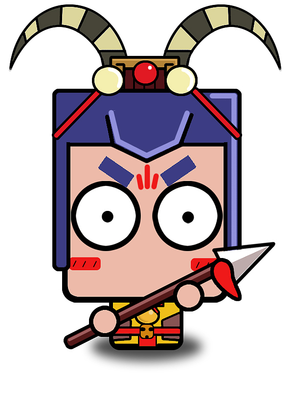 方小圆卡通人物