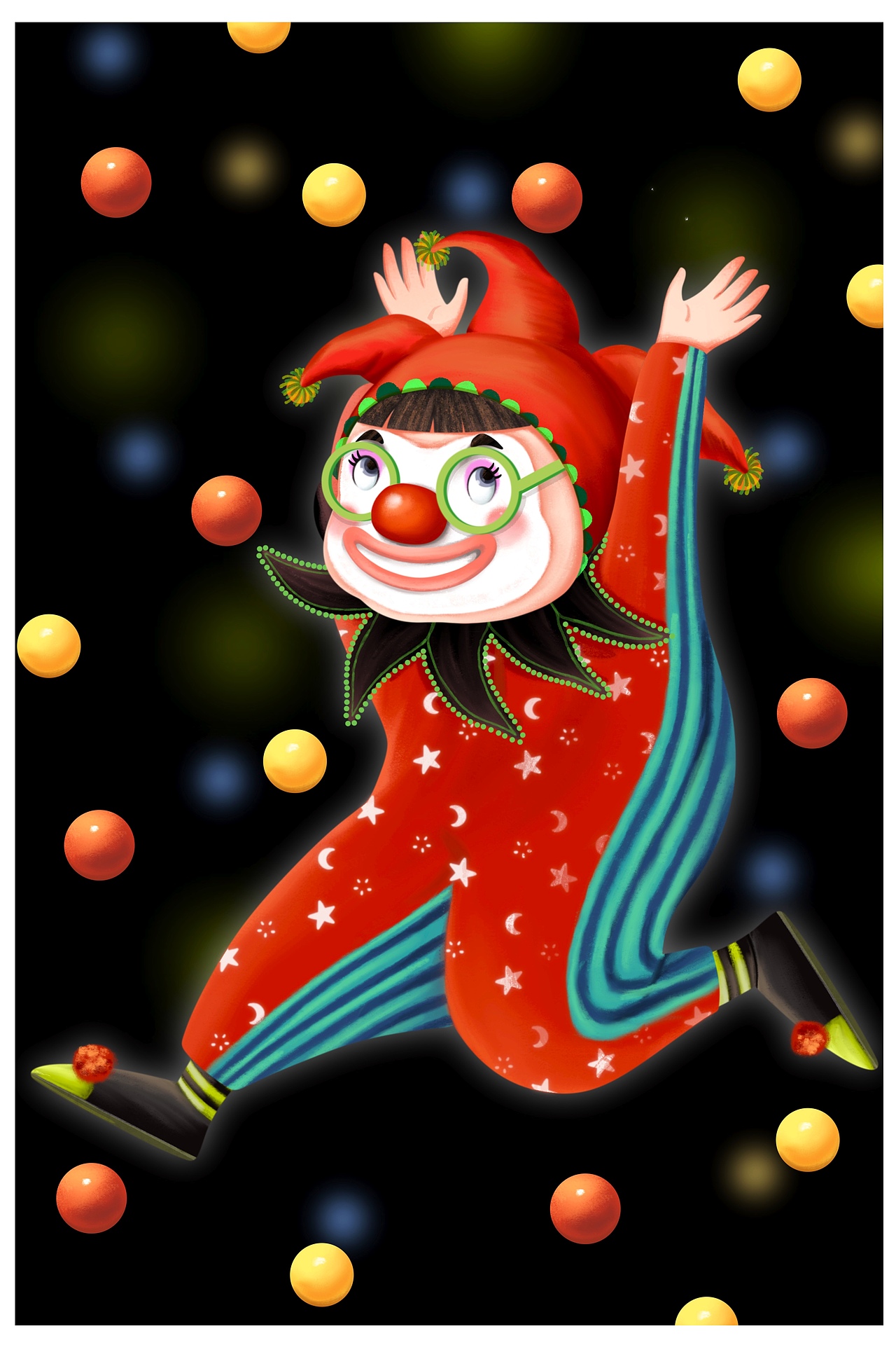 小丑先生（图ZMzA4NTc4MzA0） - 艺术插画 - 站酷设计师王木木宋原创素材 - 站酷ZCOOL