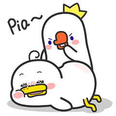 躺倒鸭微信表情第一弹情侣篇