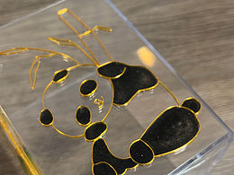 掐丝珐琅亚克力笔筒