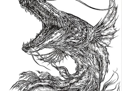 鱼类缝合怪~（暗黑向）与其他（个人主页-ZNTQ4MzU2MDQ=） - 创作习作 - 站酷设计师二九一枝花原创素材 - 站酷ZCOOL