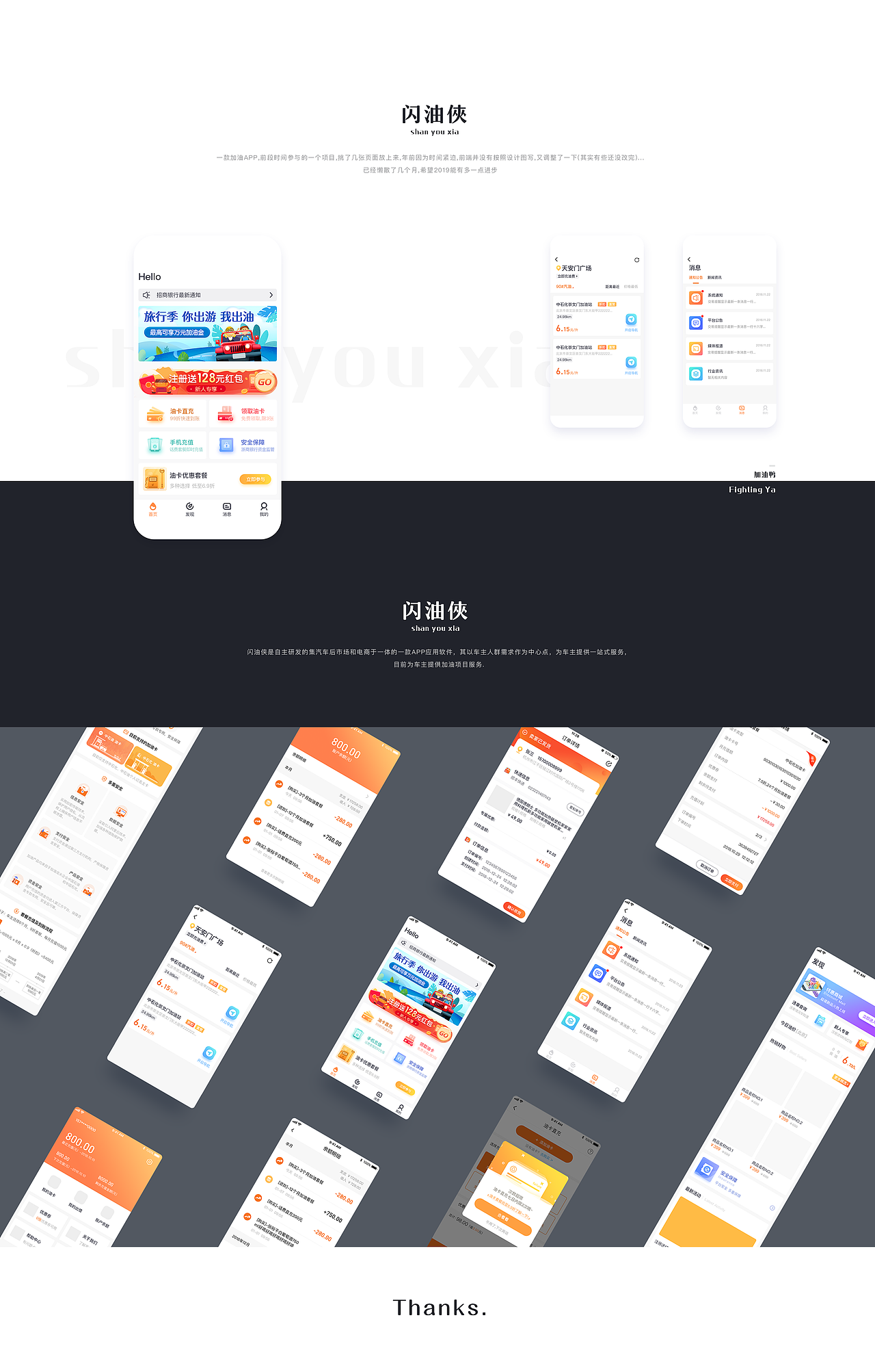 加油服务类APP（图ZMTQ1NDU0NDYw） - APP界面 - 站酷设计师Rychee原创素材 - 站酷ZCOOL